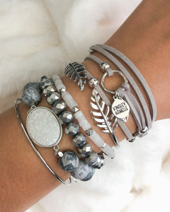 Wrap Collection - Silver Misty