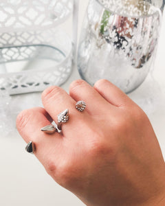 Spike Collection - Silver Bling Ring
