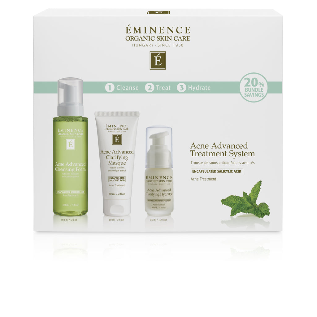 Three Full Size Products - Acne Advanced Treatment System 